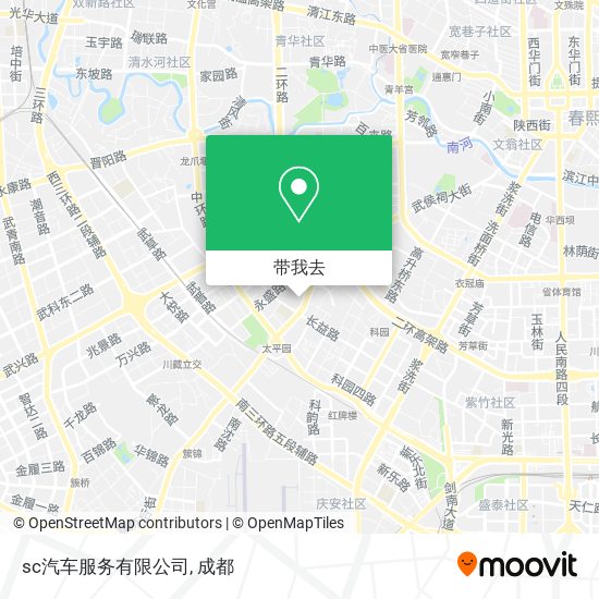 sc汽车服务有限公司地图