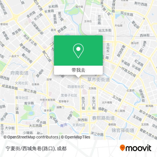 宁夏街/西城角巷(路口)地图