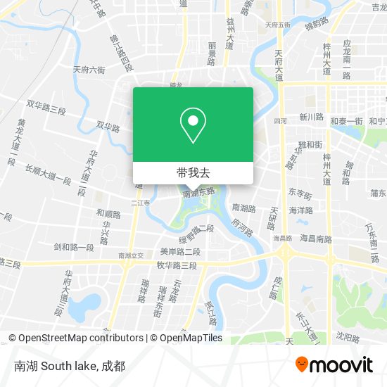 南湖 South lake地图