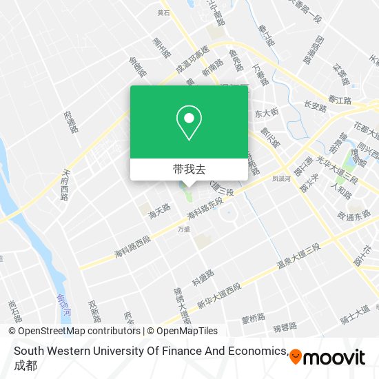 South Western University Of Finance And Economics地图
