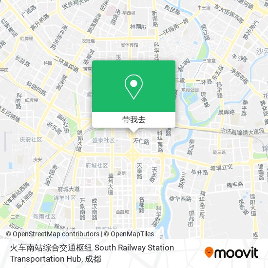 火车南站综合交通枢纽 South Railway Station Transportation Hub地图