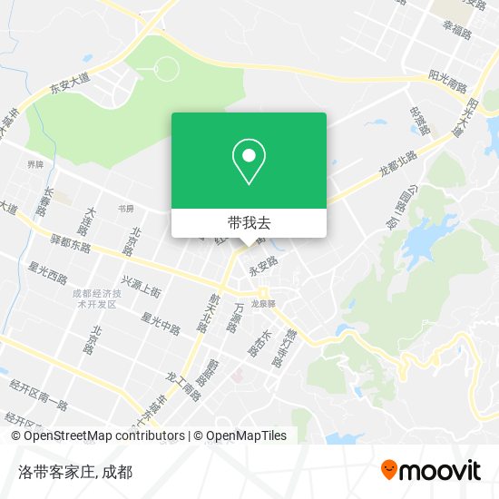 洛带客家庄地图