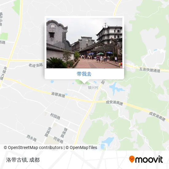洛带古镇地图