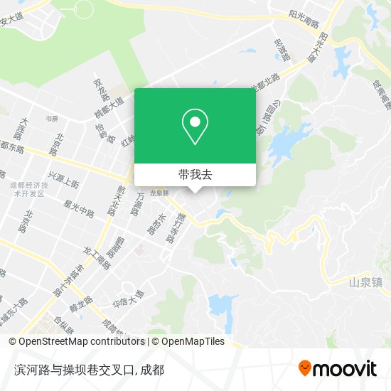 滨河路与操坝巷交叉口地图