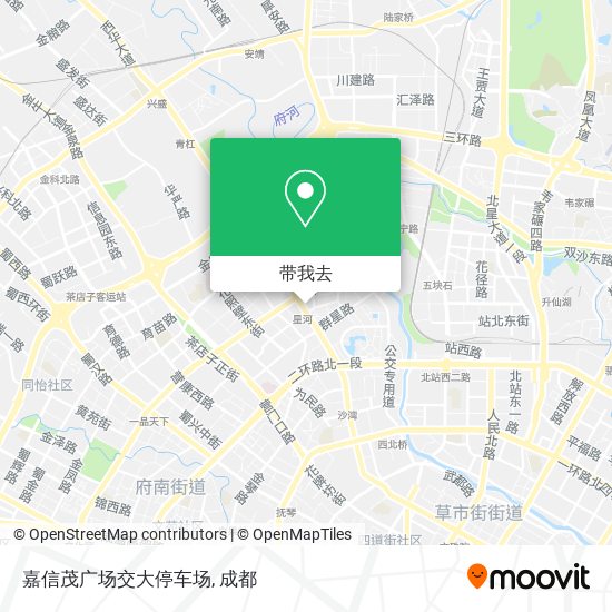 嘉信茂广场交大停车场地图