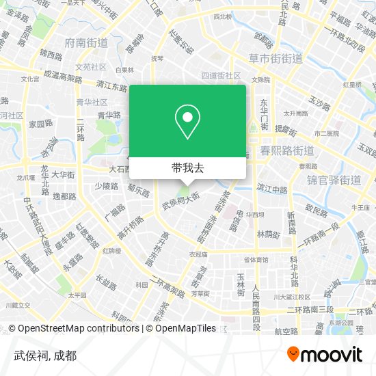 武侯祠地图