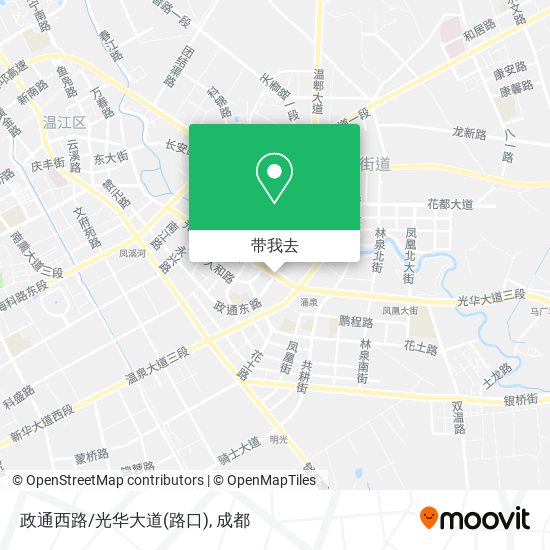 政通西路/光华大道(路口)地图