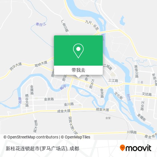 新桂花连锁超市(罗马广场店)地图