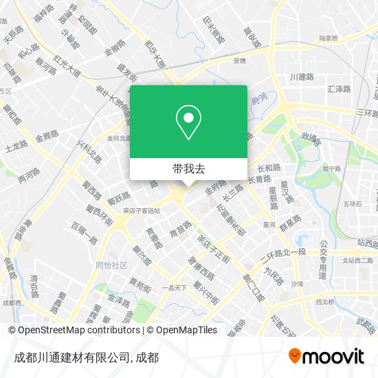 成都川通建材有限公司地图