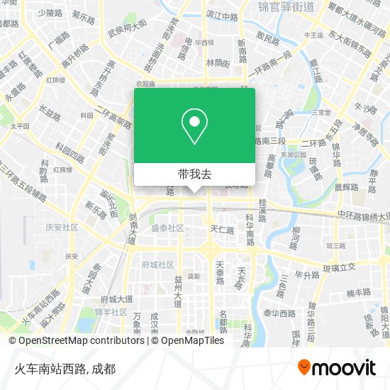火车南站西路地图