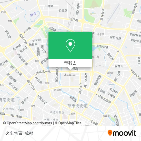火车售票地图