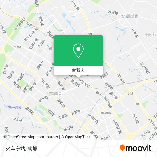 火车东站地图