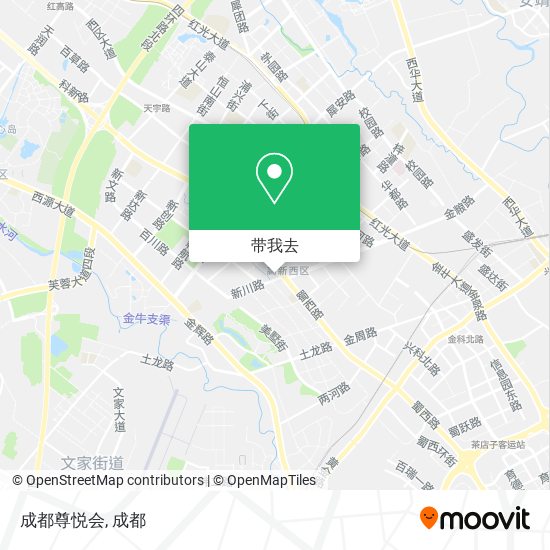 成都尊悦会地图