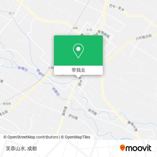 芙蓉山水地图