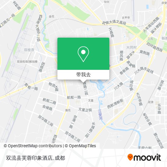 双流县芙蓉印象酒店地图