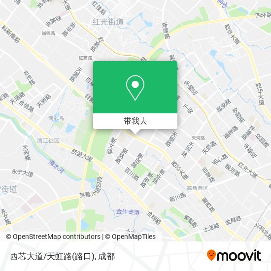西芯大道/天虹路(路口)地图