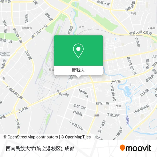 西南民族大学(航空港校区)地图