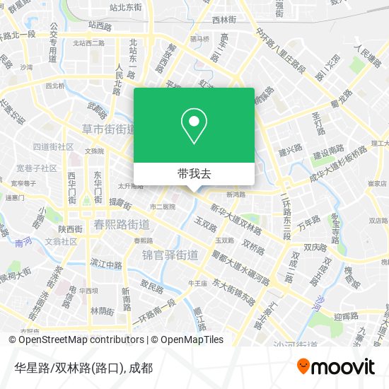 华星路/双林路(路口)地图