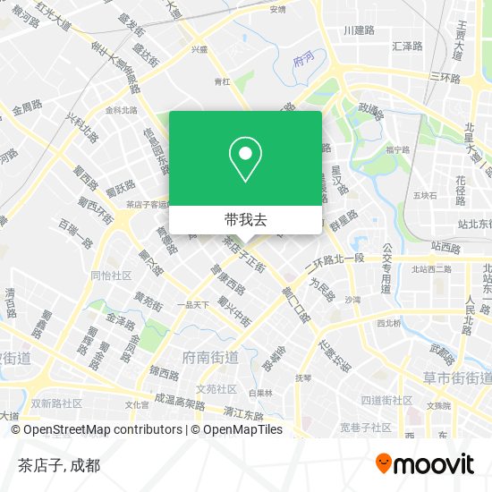 茶店子地图