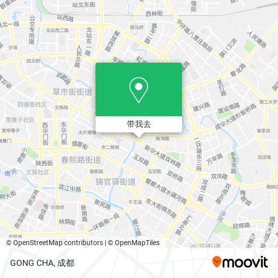 GONG CHA地图