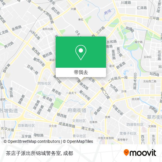 茶店子派出所锦城警务室地图