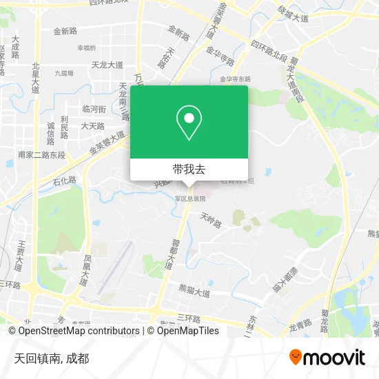 天回镇南地图