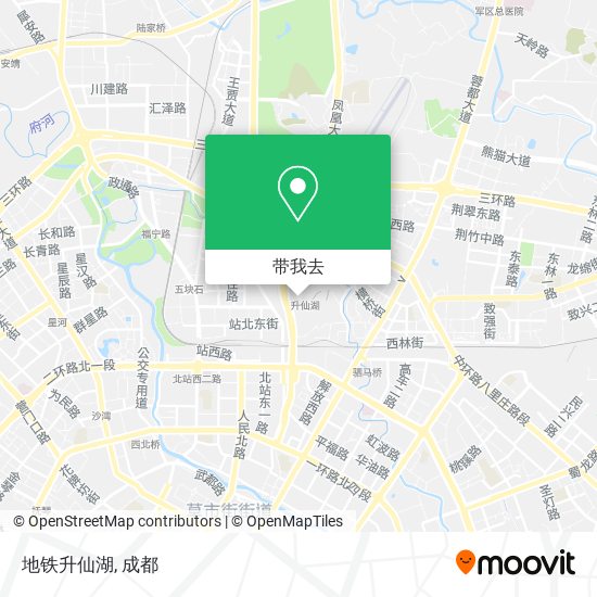 地铁升仙湖地图