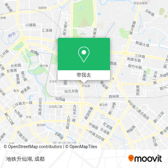 地铁升仙湖地图