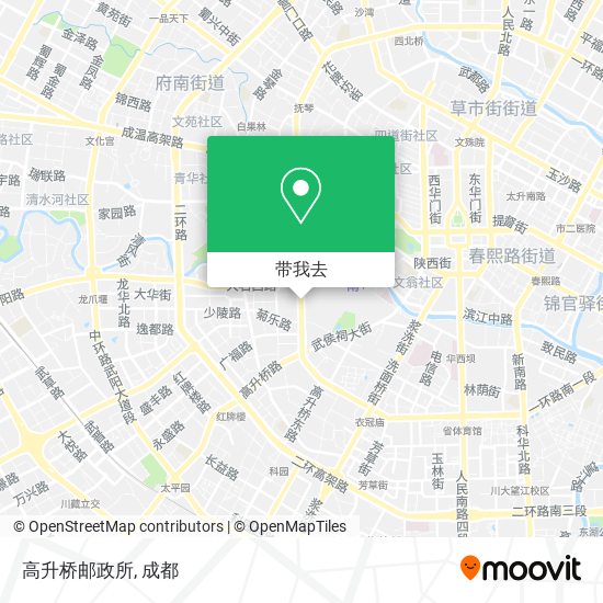 高升桥邮政所地图