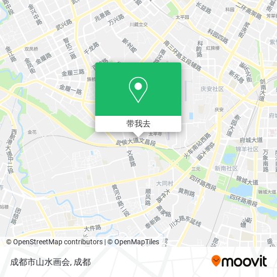 成都市山水画会地图