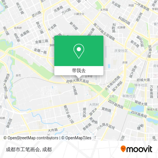 成都市工笔画会地图