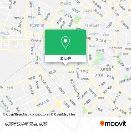 成都市汉学研究会地图