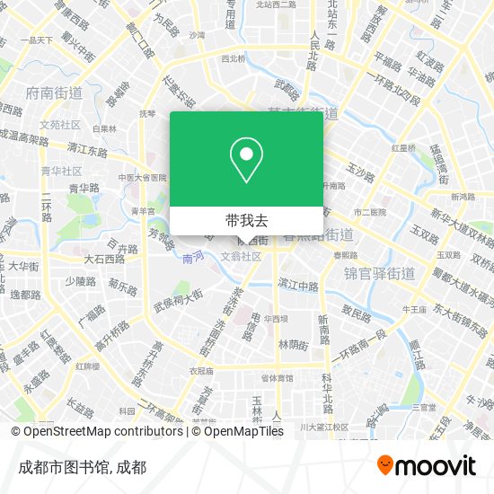 成都市图书馆地图