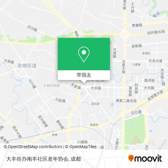 大丰街办南丰社区老年协会地图