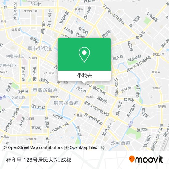 祥和里-123号居民大院地图