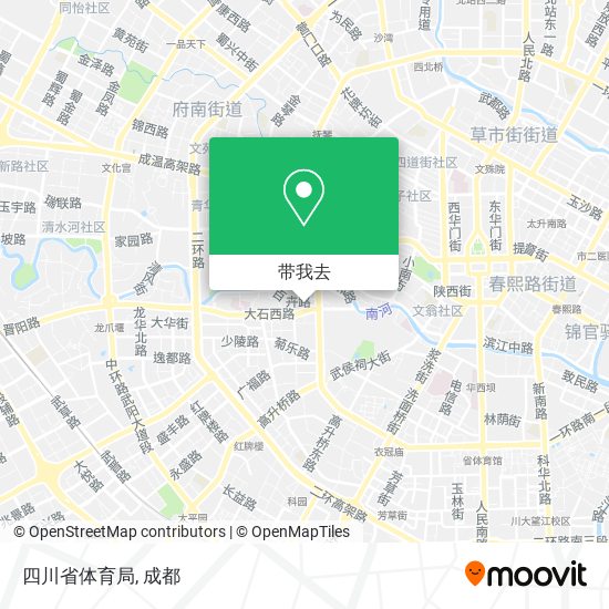 四川省体育局地图