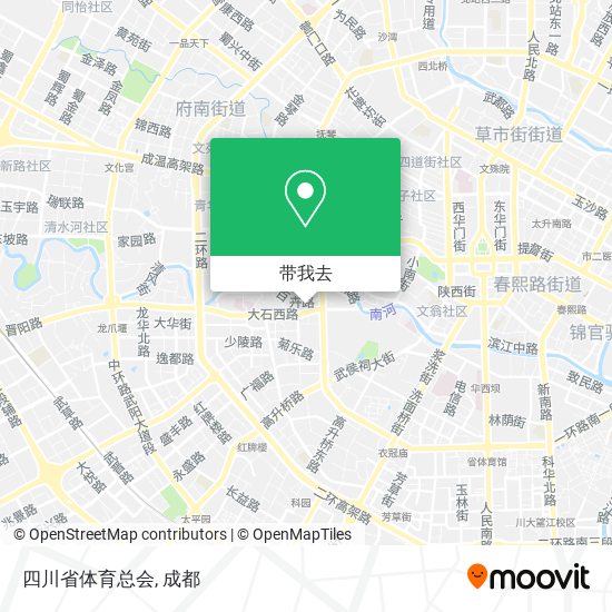 四川省体育总会地图