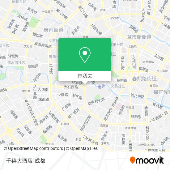 千禧大酒店地图