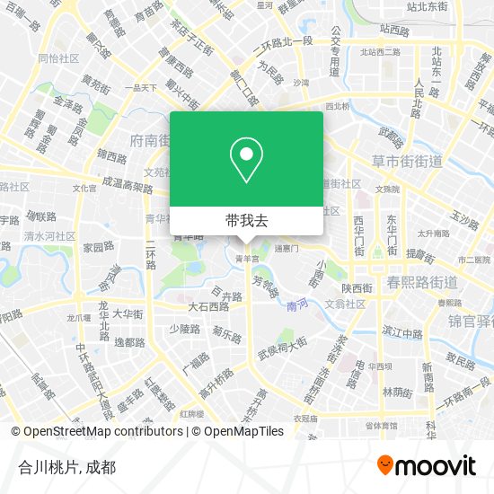 合川桃片地图
