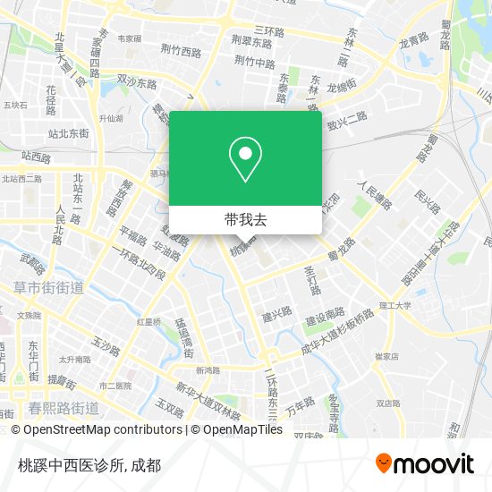 桃蹊中西医诊所地图