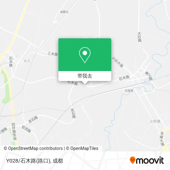 Y028/石木路(路口)地图