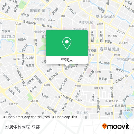 附属体育医院地图