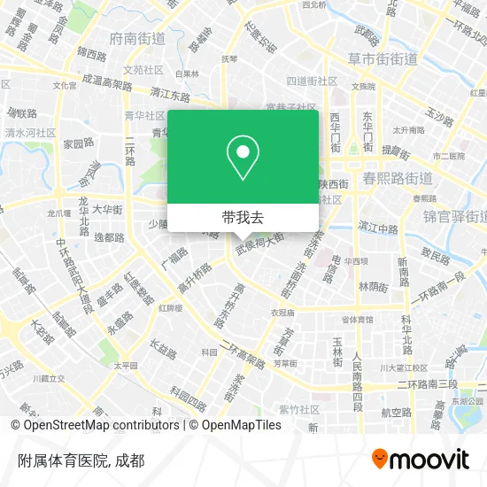 附属体育医院地图