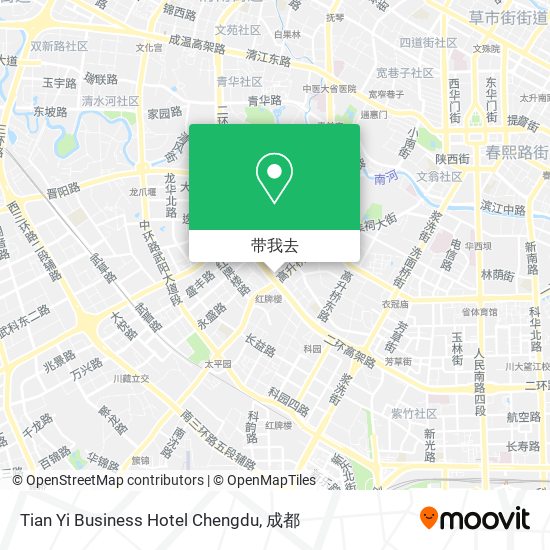 Tian Yi Business Hotel Chengdu地图