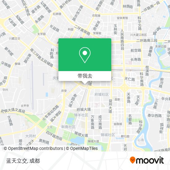 蓝天立交地图