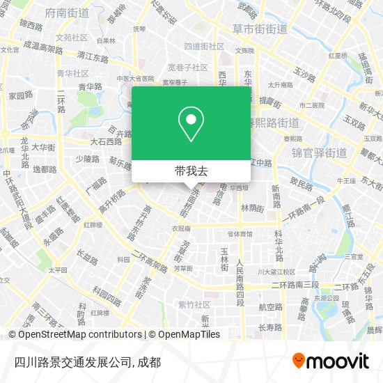 四川路景交通发展公司地图