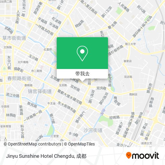 Jinyu Sunshine Hotel Chengdu地图