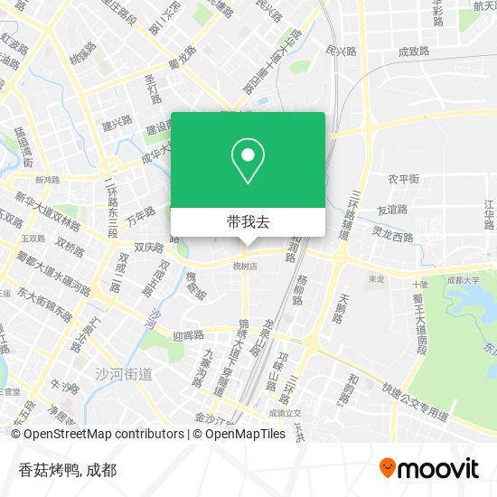 香菇烤鸭地图