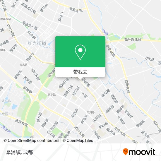 犀浦镇地图