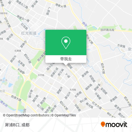 犀浦B口地图